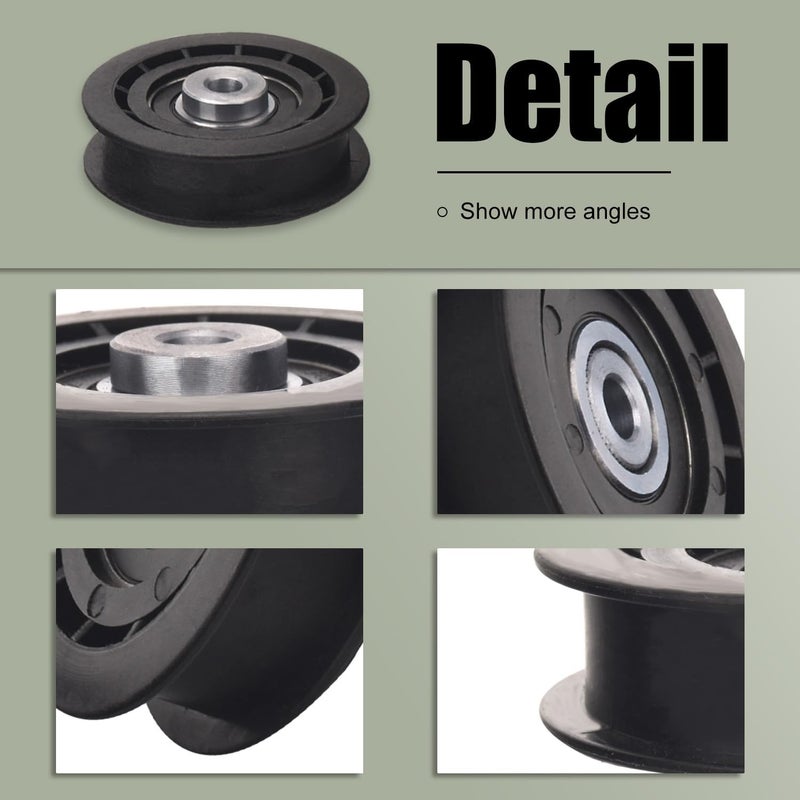 ZHIXING 120-7082 Idler Pulley for time-Master 30" Lawn mowers Compatible with to-ro Turf-Masters - Exmark Commercial 30 Walk-Behind for ECKA30 21199HD 21200 22200 22210 22215 20977 Models - Image 2